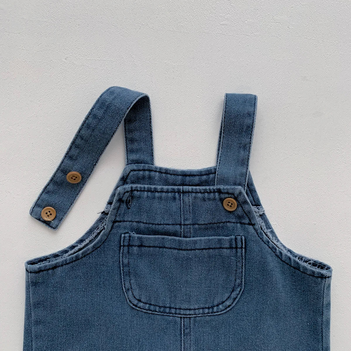 Mini Fashion™ - Gutter overalt - Denim-klærsett