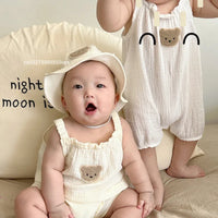 Thumbnail for Mini Fashion™ - Cool & Comfortable - Baby garden pants with hat