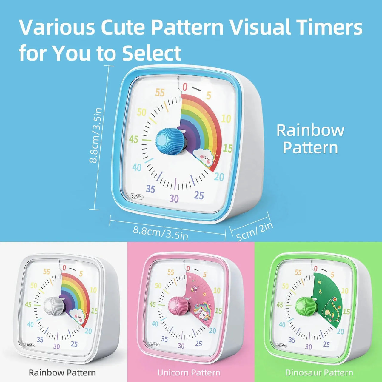 Visual Timer – Colorful & Calm – Kids timer