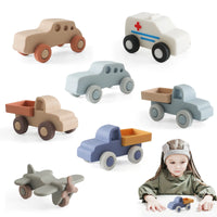 Thumbnail for Mini Motion™ – Rolling & Biting - Silicone Vehicle Toys