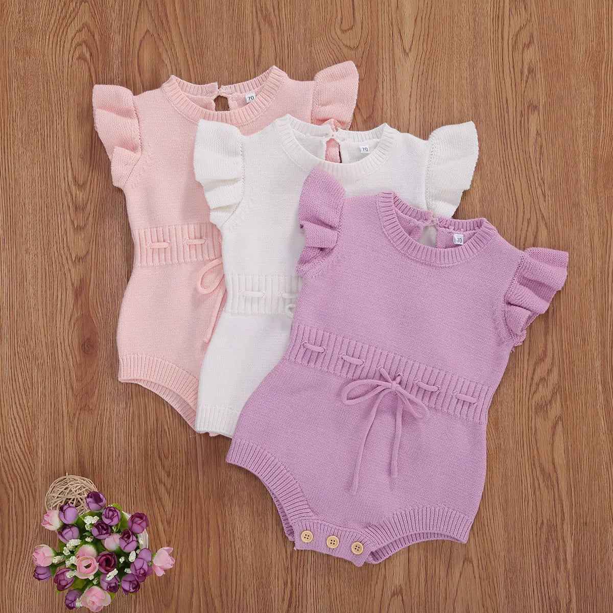 Mini Fashion™ - Airy & Sweet - Girls Baby Jumpsuit
