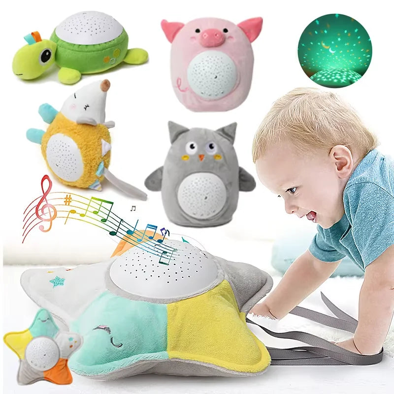 StarPlush – Soft & Soothing – Cuddly Toy with Night Light Projector