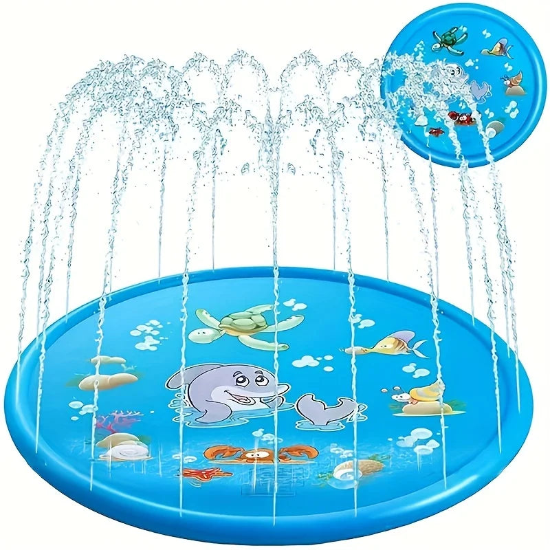 Water Fun Pad™ – Summer Party Lawn - Fountain Water Pool
