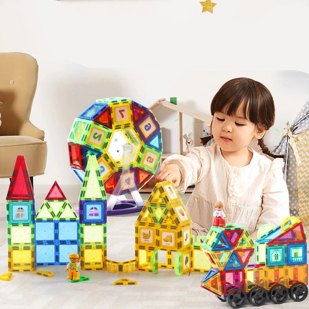 Magnet Toys - Develop Creativity - Magnetic Tiles