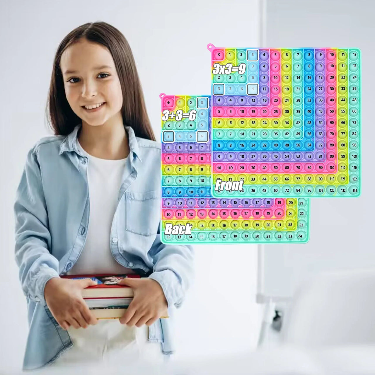 Multicolor Fidget Board™ - Improve math skills - Math Fidget Board