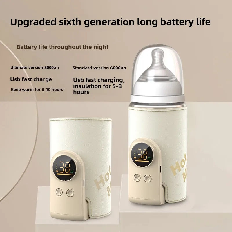 SmartBottle - Always Warm & Ready - Wireless rechargeable milk warmer