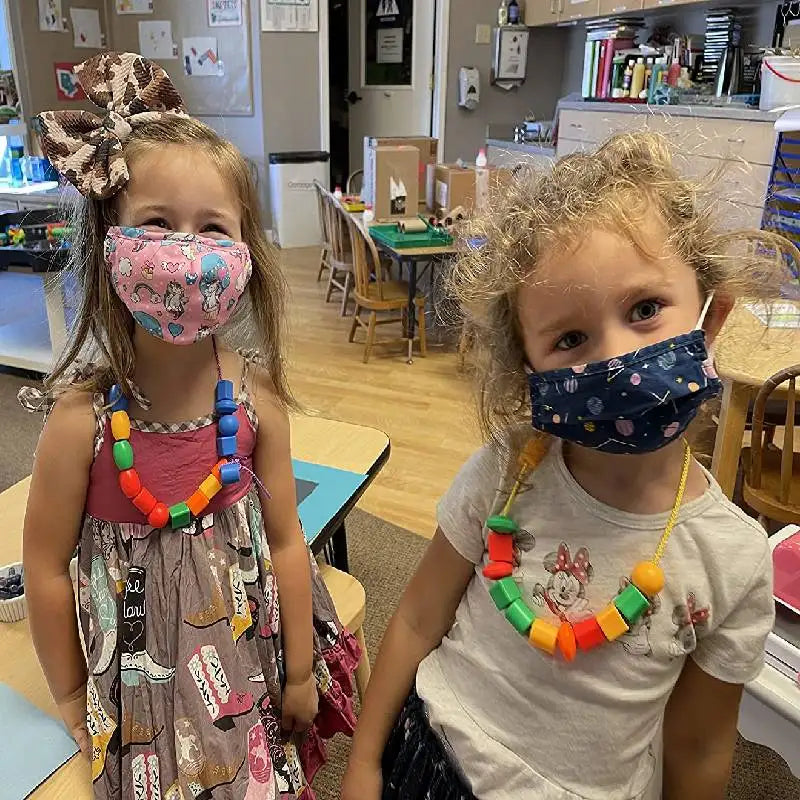 Rainbow Lacing Beads™ – Playful Stringing - Rainbow beads with lace