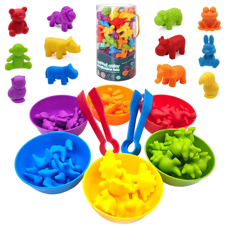 Rainbow Teddy Bears Toys™ - Educational & Creative - Rainbow Counting Bears