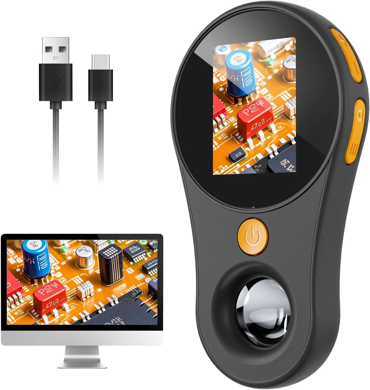 Pocket Microscope 500X - Small & Powerful - Hand Magnifier