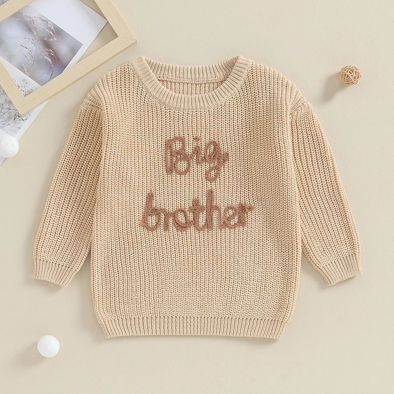 MiniTrend – Cozy & Modern – Children's Sweater with 'Big Brother'