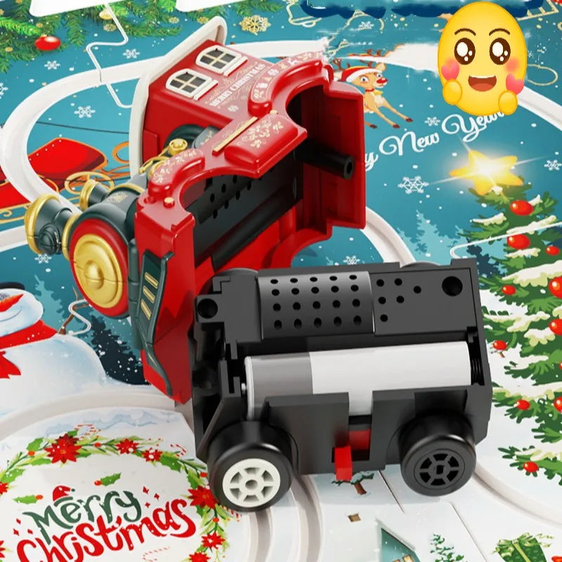 DIY Xmas Train Track™ - Build your own Christmas wonderland - Christmas Train puzzle
