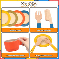 Thumbnail for Woods™ - Creative & Educational - Wooden Kitchen Play Set Child