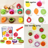 Thumbnail for Toddler Clips™ - Fruit & Shape Match - Sorting game