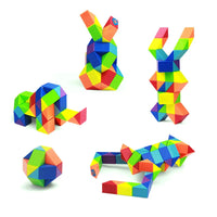 Thumbnail for Rainbow Twister™ - Fold and Play Slim - Snake Cube