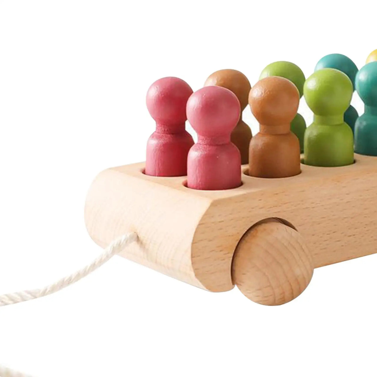 Pop & Roll – Motor & Fantasy - Wooden Dolls Car Set