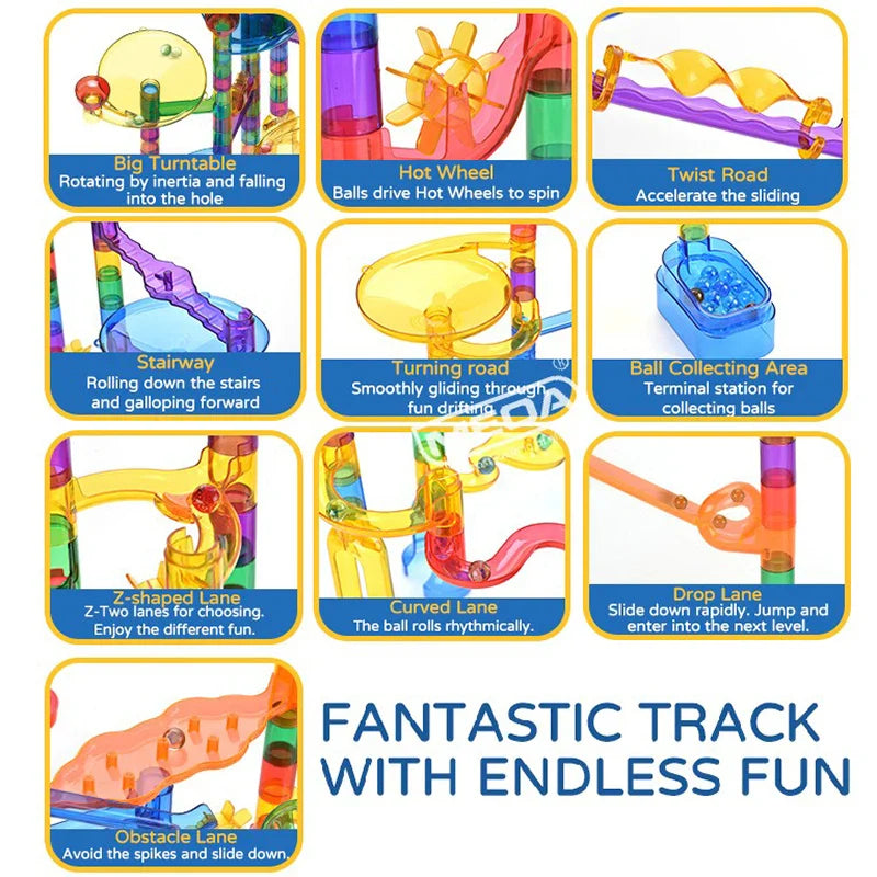 MarbleRun – Safe & Educational - Marble Track Construction Set