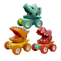 Thumbnail for Dino Monstertruck - Push & Go Dinosaur Race - Dino Auto's