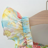 Thumbnail for Mini Fashion™ - Summer Flower Chic - Summer Dress Peony print