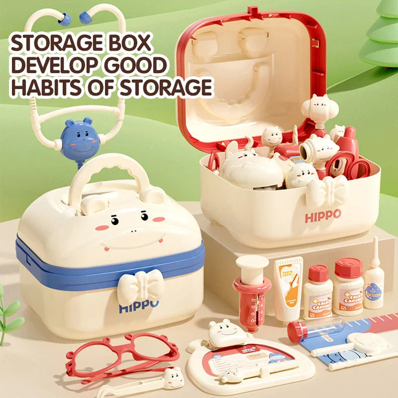 Hippo Doctors Set™ - Mini Doctors in Action - Toy Doctor Set