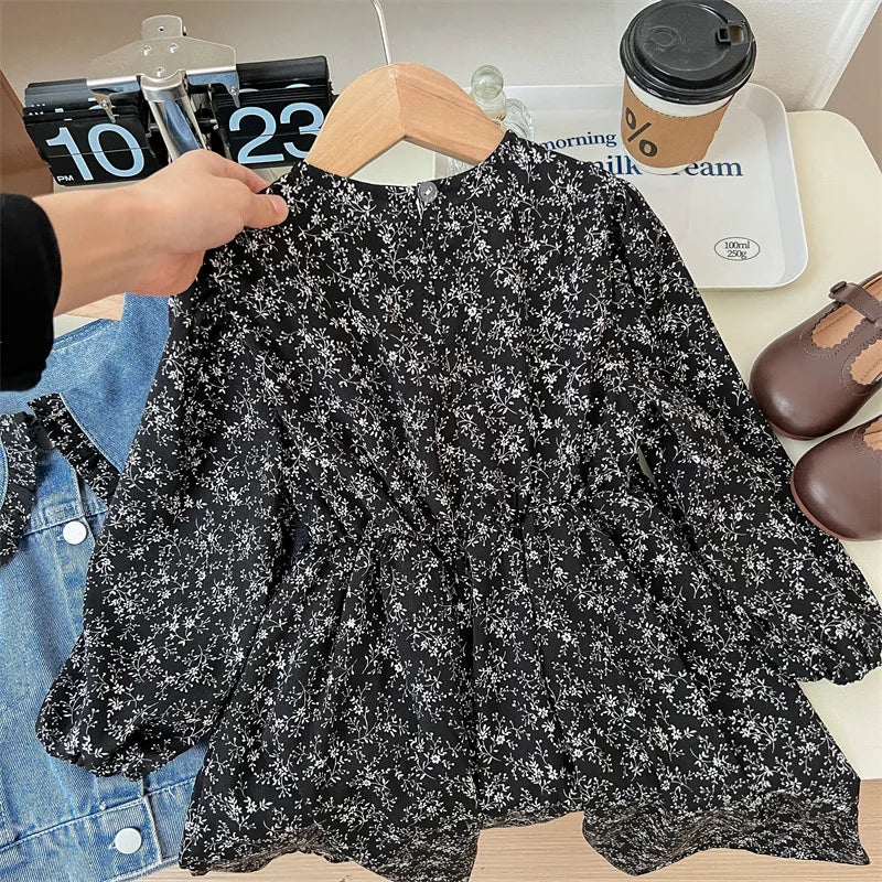 Enchanted Blossom™ - Denim jacket combined with dress