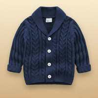 Thumbnail for CozyCub – Comfortable & Stylish – Knitted Children's Cardigan Sweater