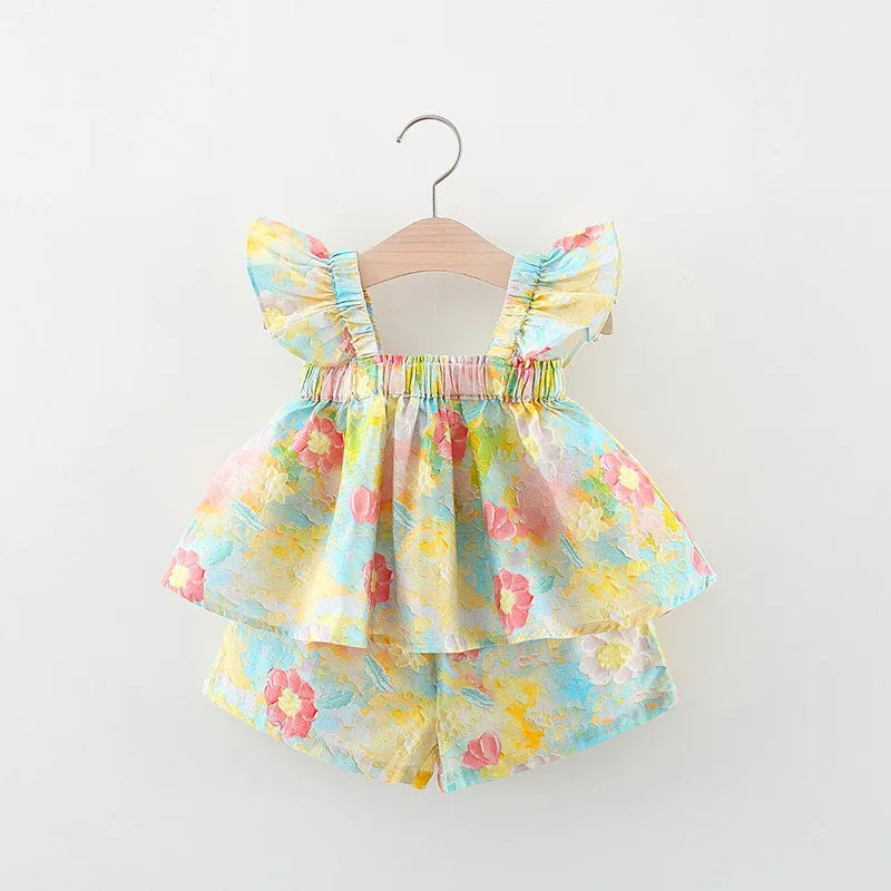 Mini Fashion™ - Summer Flower Chic - Summer Dress Peony print