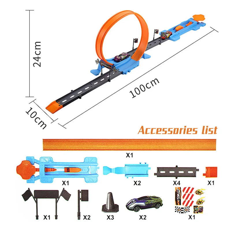 Double Race Track™ - Creative & Fun - Looping Race Track