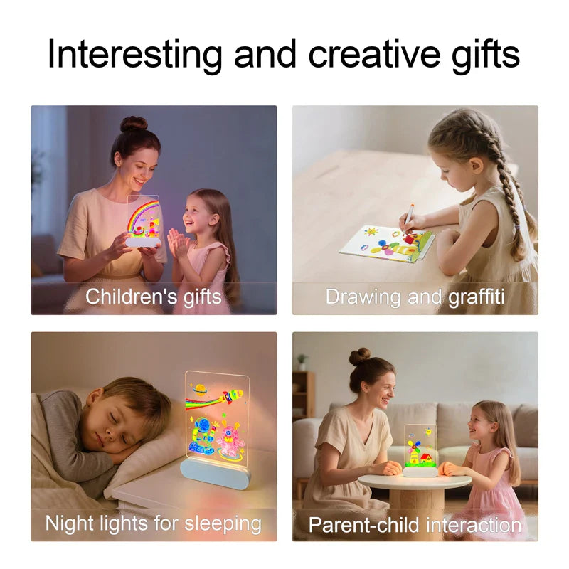 DrawingLight - Illuminated Fantasies - Drawing Board with LED