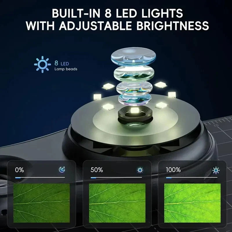 Pocket Microscope 500X - Small & Powerful - Hand Magnifier