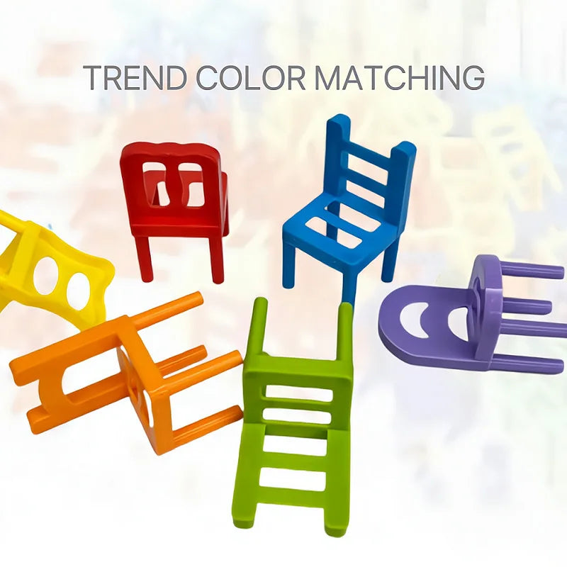 Chair Stack™ - Interactive & Stimulate Creativity - Stacking Chairs Game