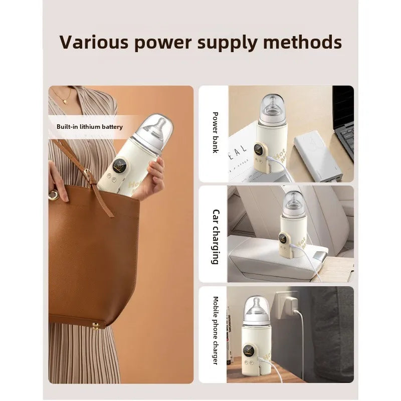 SmartBottle - Always Warm & Ready - Wireless rechargeable milk warmer