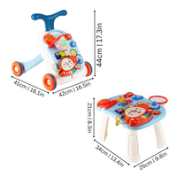 Thumbnail for Baby Walker β Safe & Interactive - 3-in-1 Baby Walking Trainer & Play Center