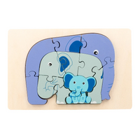 Thumbnail for Animal Puzzle™ – Explore & Learn - Cartoon Wooden Puzzle