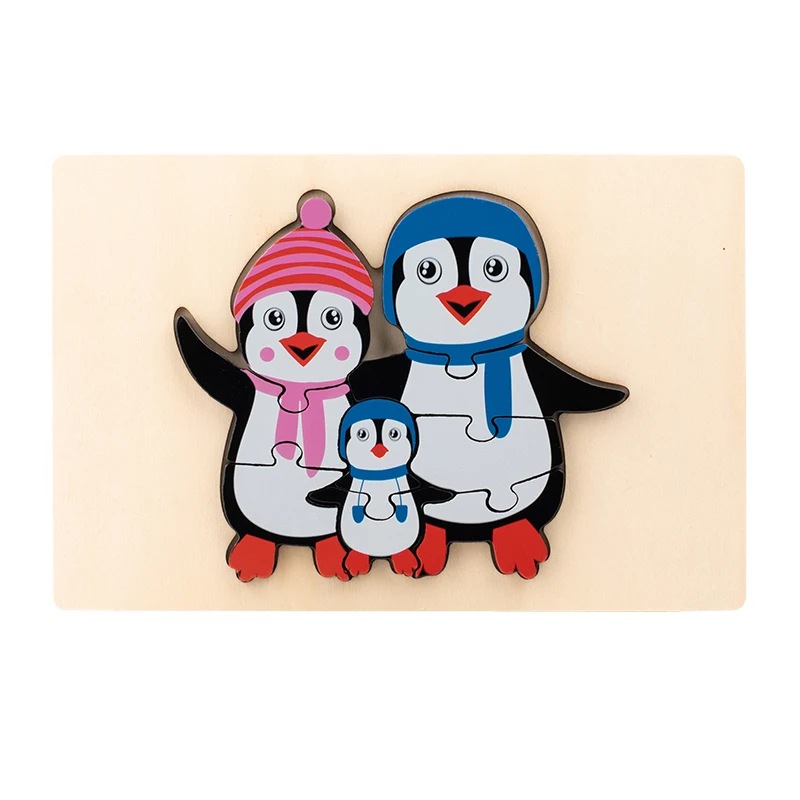 Animal Puzzle™ – Explore & Learn - Cartoon Wooden Puzzle