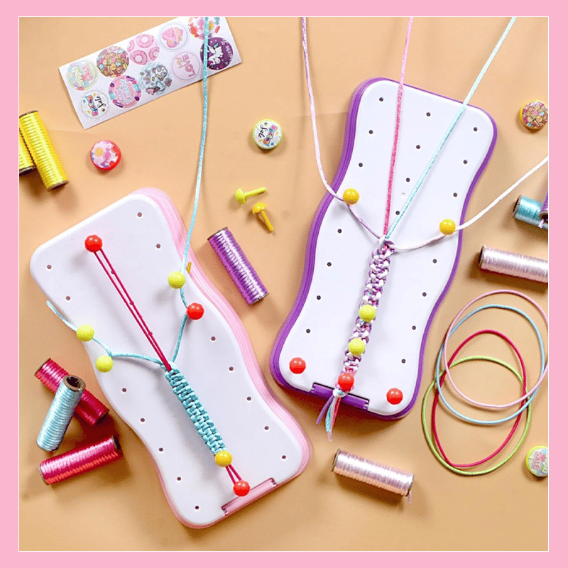 Craft Kids – Creative & Learning – Knitting Bracelet Set for Children