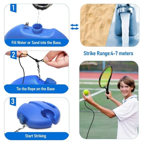 SoloServe – Independent & Fun - Outdoor Tennis Training System