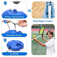 Thumbnail for SoloServe – Independent & Fun - Outdoor Tennis Training System