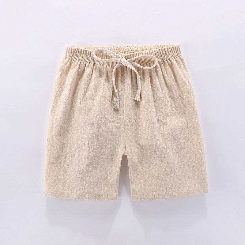 Mini Fashion™ – Hurtigtørkende materiale – Bomull-lin shorts