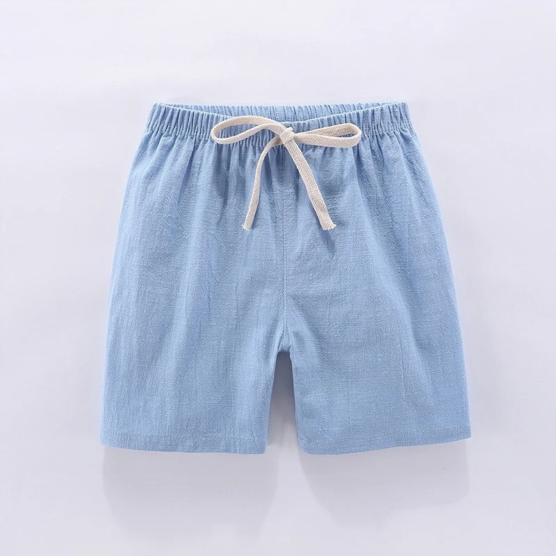 Mini Fashion™ – Hurtigtørkende materiale – Bomull-lin shorts