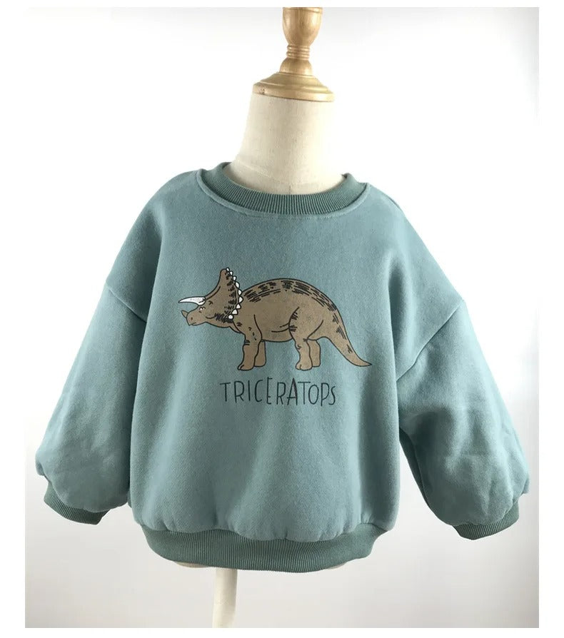 Mini Fashion™ - Cute Dinosaur Print - Dino Sweater