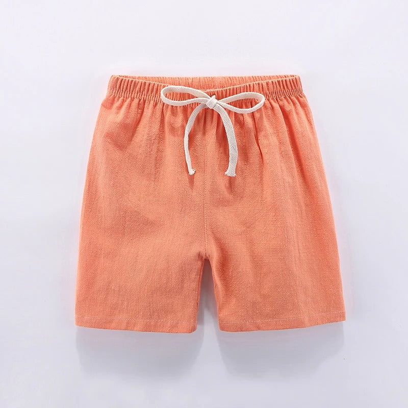 Mini Fashion™ – Hurtigtørkende materiale – Bomull-lin shorts