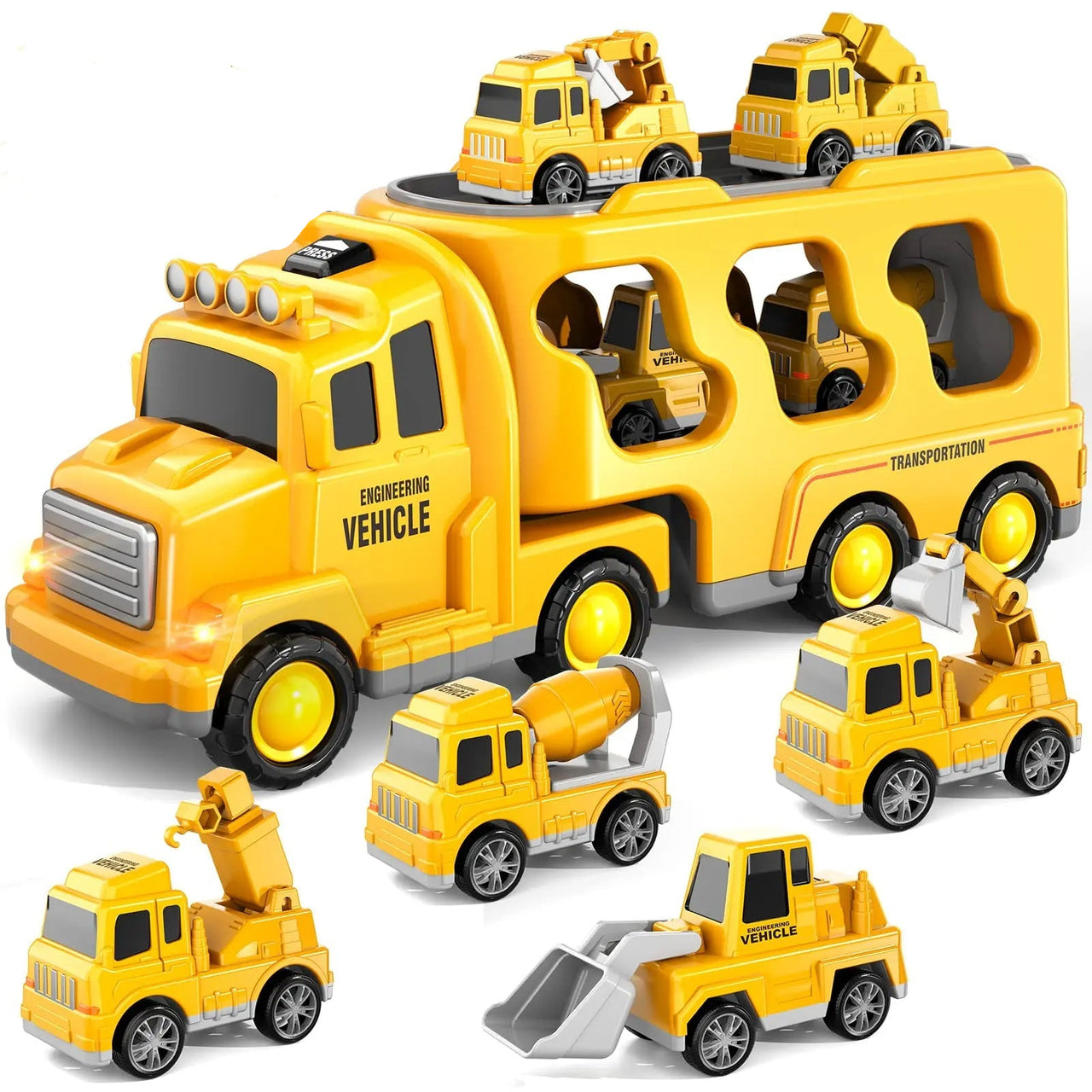 Magic Car City™ - Car with lights and music - Cargo transport toy car