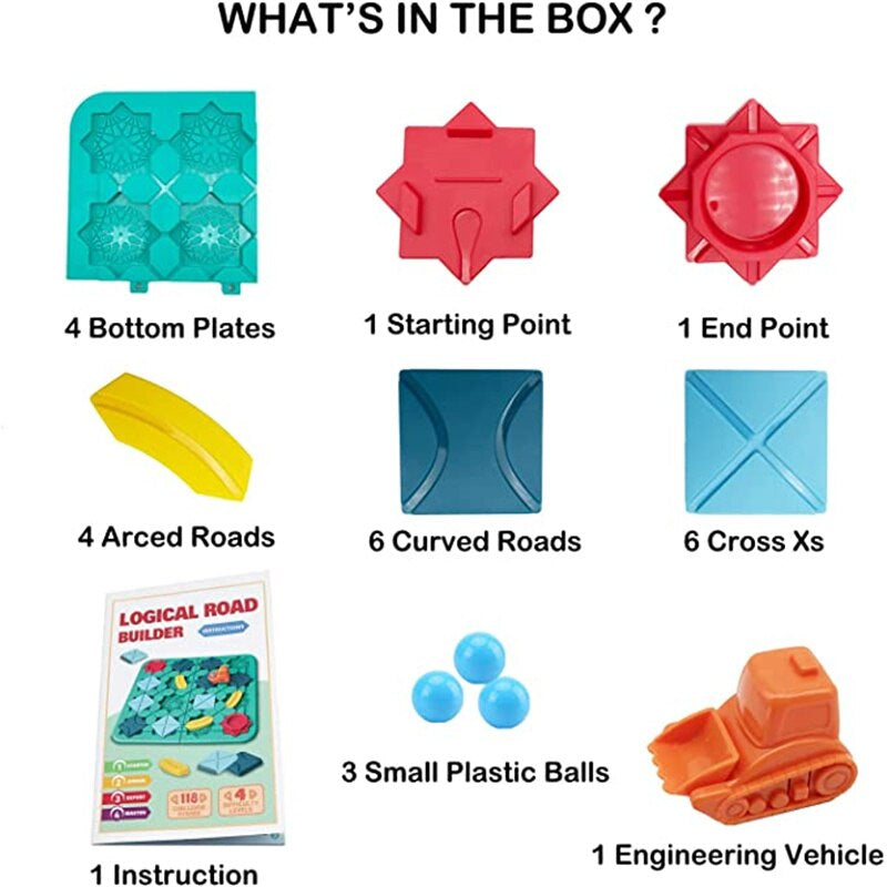 InspiriBuild⢠- Build and learn - Logical road building game