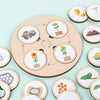 Woods™ - Learn how to find the circle of life! - Wooden learning puzzle