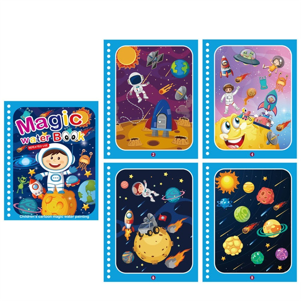Magic Water Book™ - Colour with water - Colouring book