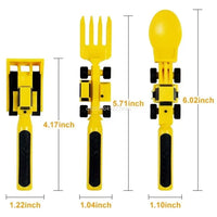 Thumbnail for Construction Dinner Set™ - No more squeaking at the dinner table - Creative cutlery set