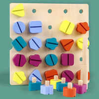 Thumbnail for Wooden Screw Board™ | Improve fine motor skills through play - Puzzle game