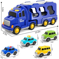 Thumbnail for Magic Car City™ - Car with lights and music - Cargo transport toy car