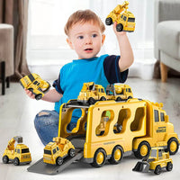 Thumbnail for Magic Car City™ - Car with lights and music - Cargo transport toy car