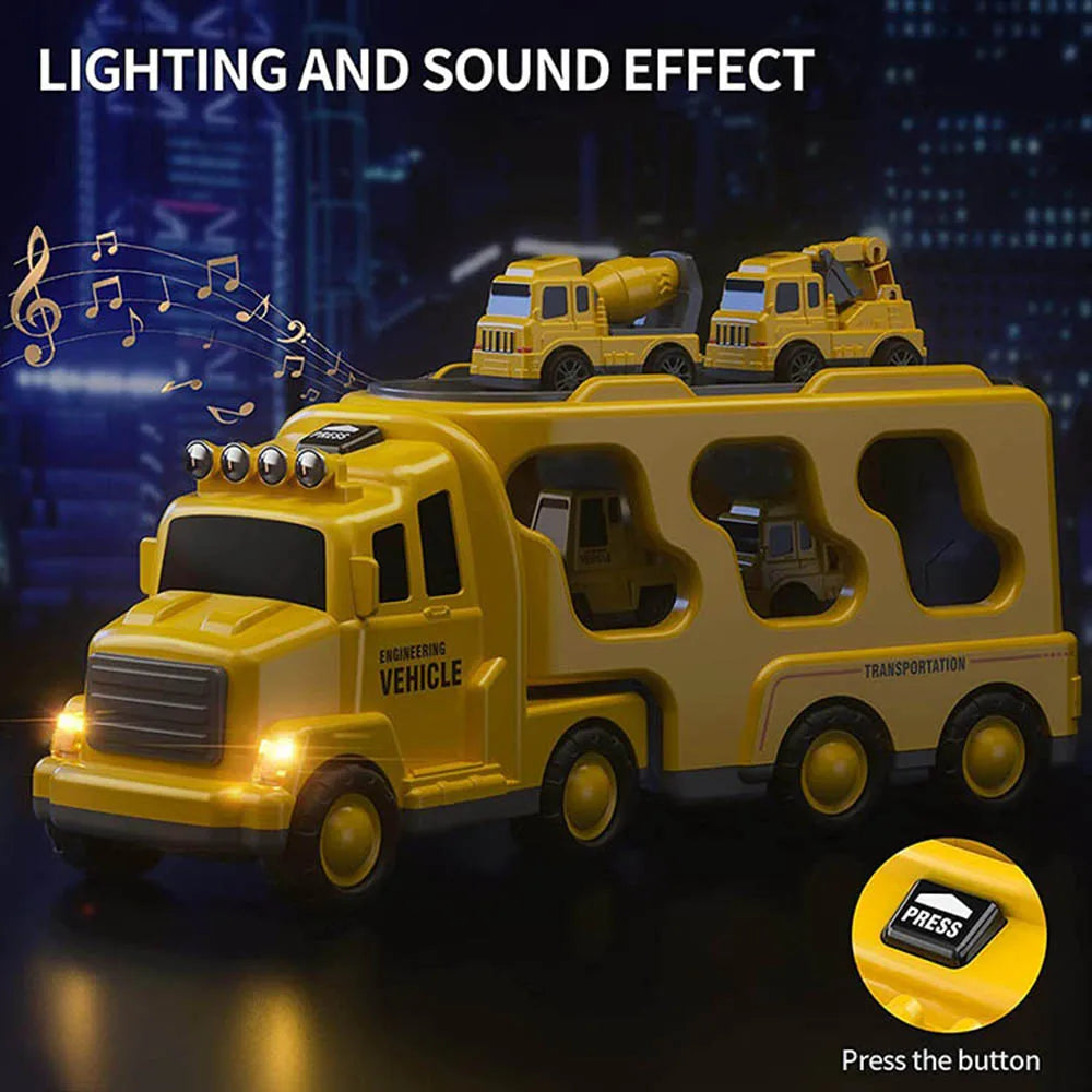 Magic Car City™ - Car with lights and music - Cargo transport toy car